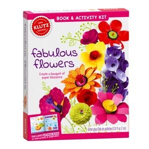 FABULOUS FLOWERS CREATE PAPER FLOWERS SET - NEW